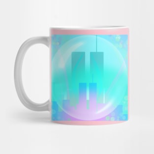 Frutiger Aero Twin Towers Mug